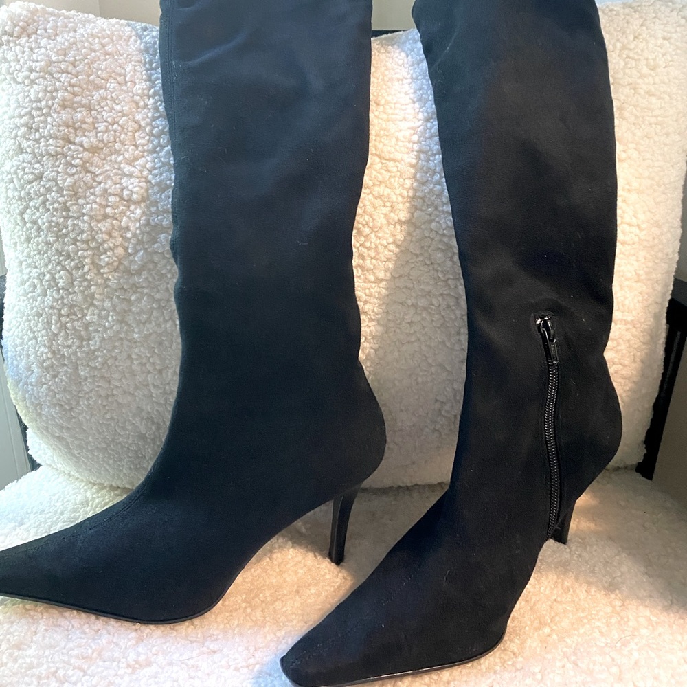 Wild Pair soft fabric tall boots
